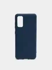 Синий чехол силиконовый на Samsung S20 / S11