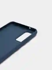 Синий чехол силиконовый на Samsung S20 / S11