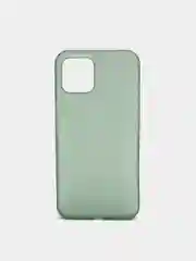 Чехол LuazON для телефона iPhone 12 Pro Max, пластиковый, тонкий, прозрачный зеленый