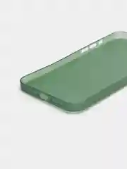 Чехол LuazON для телефона iPhone 12 Pro Max, пластиковый, тонкий, прозрачный зеленый