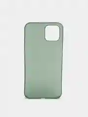 Чехол LuazON для телефона iPhone 12 Pro Max, пластиковый, тонкий, прозрачный зеленый