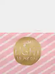 Розовый пенал органайзер - косметичка на молнии с косой линией "you Light up my day"