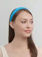 Голубой ободок "kpop" для волос