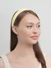 Желтый ободок "kpop" для волос