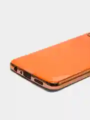 Оранжевый чехол Samsung Galaxy A10s, Самсунг Галакси А10с цветной, силиконовый, с глянцевой рамкой