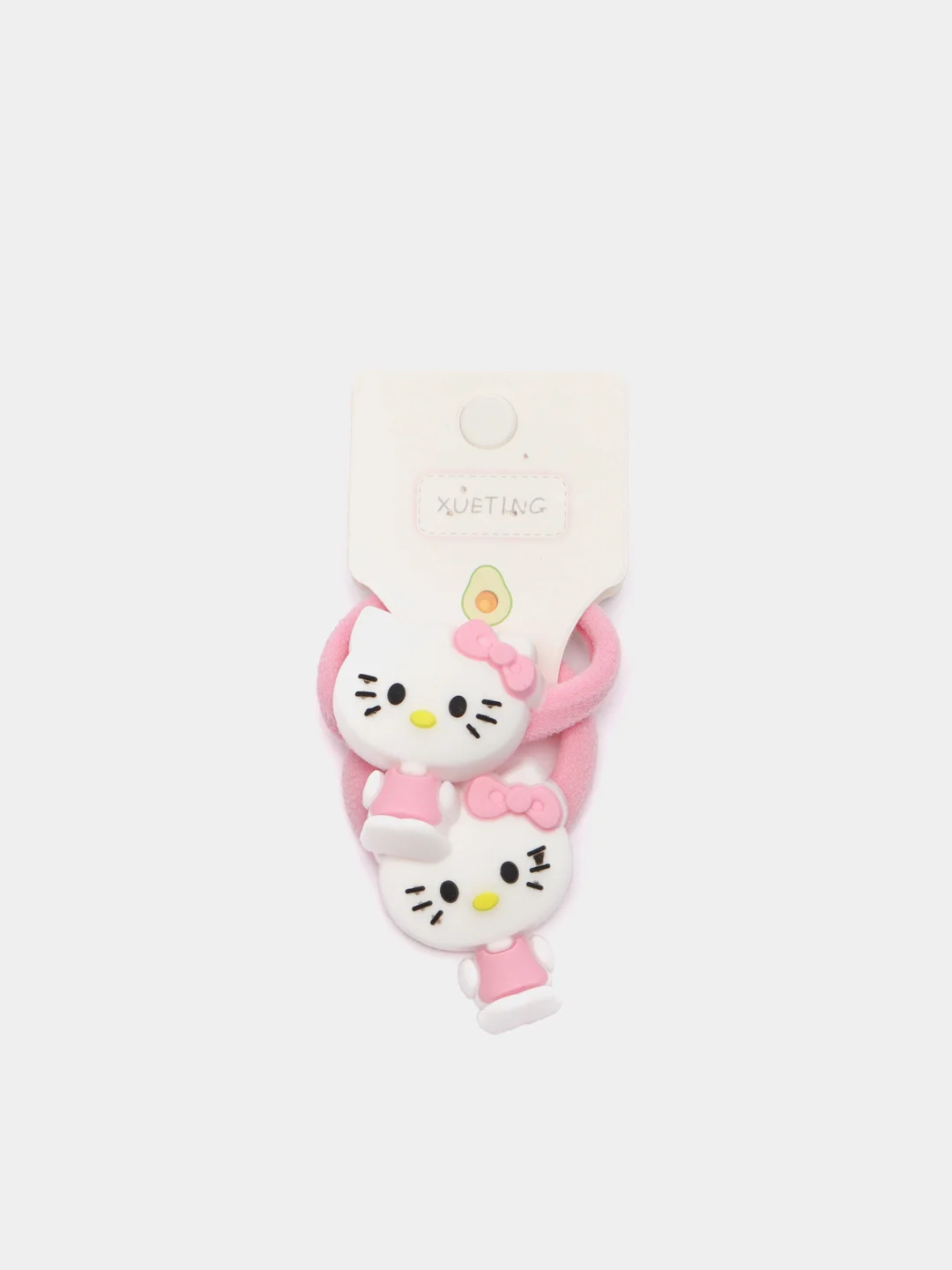 Коралловый резинки для волос мультяшные "Hello kitty - Хелло Китти" и "Единорог"