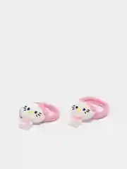 Коралловый резинки для волос мультяшные "Hello kitty - Хелло Китти" и "Единорог"