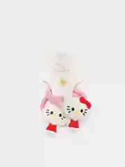 Фуксия резинки для волос мультяшные "Hello kitty - Хелло Китти" и "Единорог"