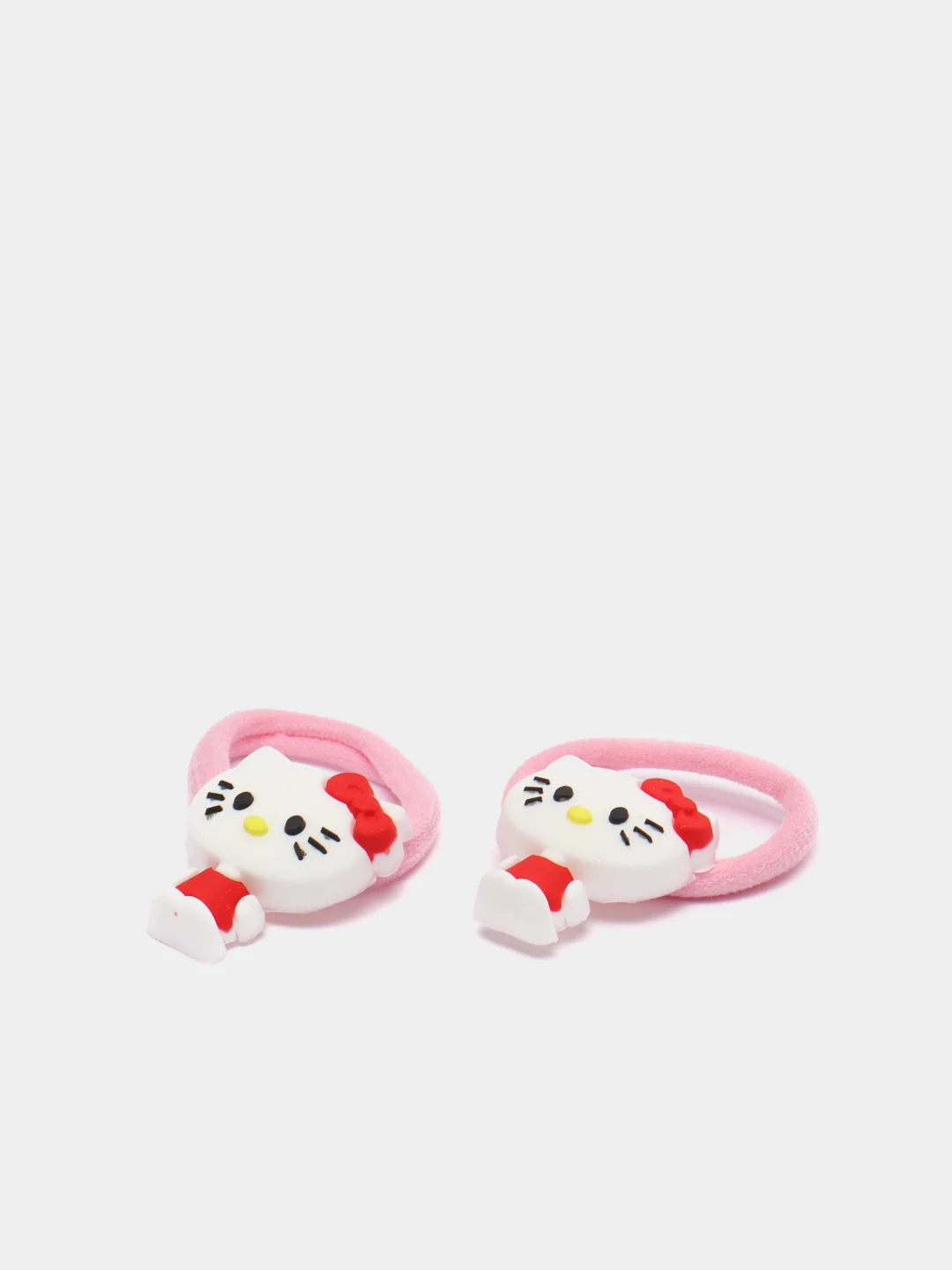 Фуксия резинки для волос мультяшные "Hello kitty - Хелло Китти" и "Единорог"
