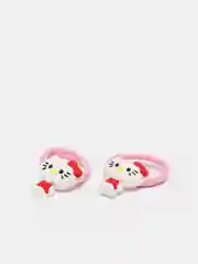 Фуксия резинки для волос мультяшные "Hello kitty - Хелло Китти" и "Единорог"