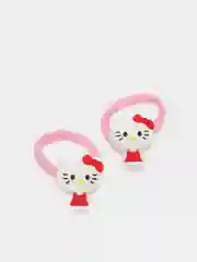 Фуксия резинки для волос мультяшные "Hello kitty - Хелло Китти" и "Единорог"
