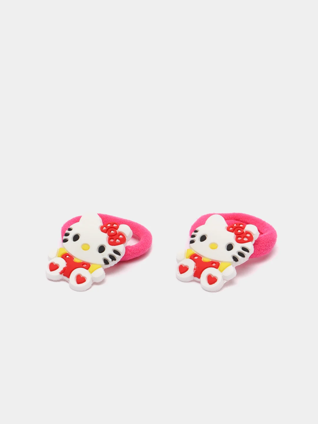 Вишнёвый резинки для волос мультяшные "Hello kitty - Хелло Китти" и "Единорог"
