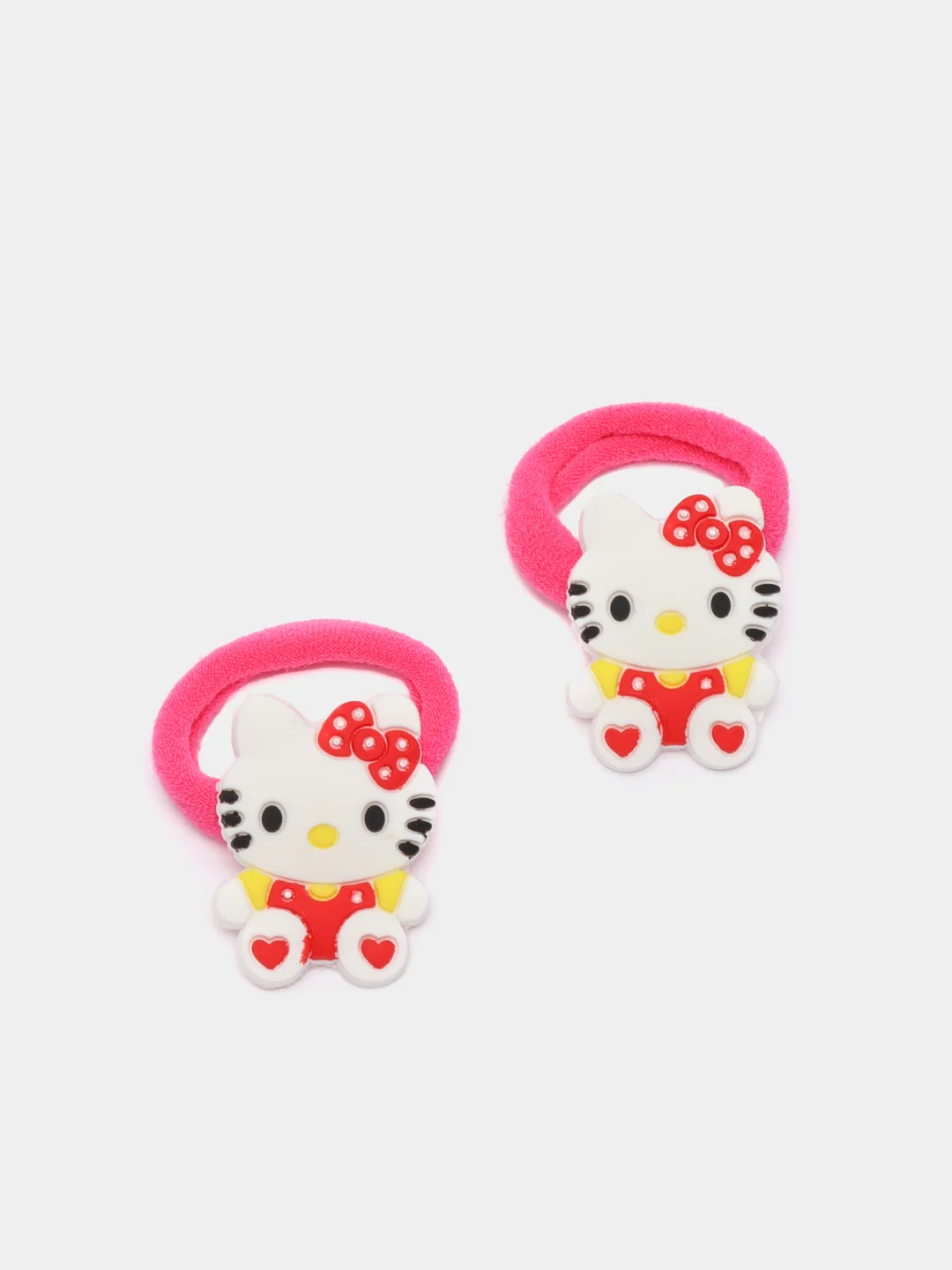 Вишнёвый резинки для волос мультяшные "Hello kitty - Хелло Китти" и "Единорог"