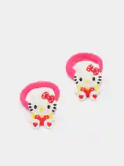 Вишнёвый резинки для волос мультяшные "Hello kitty - Хелло Китти" и "Единорог"