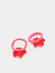 Алый резинки для волос мультяшные "Hello kitty - Хелло Китти" и "Единорог"