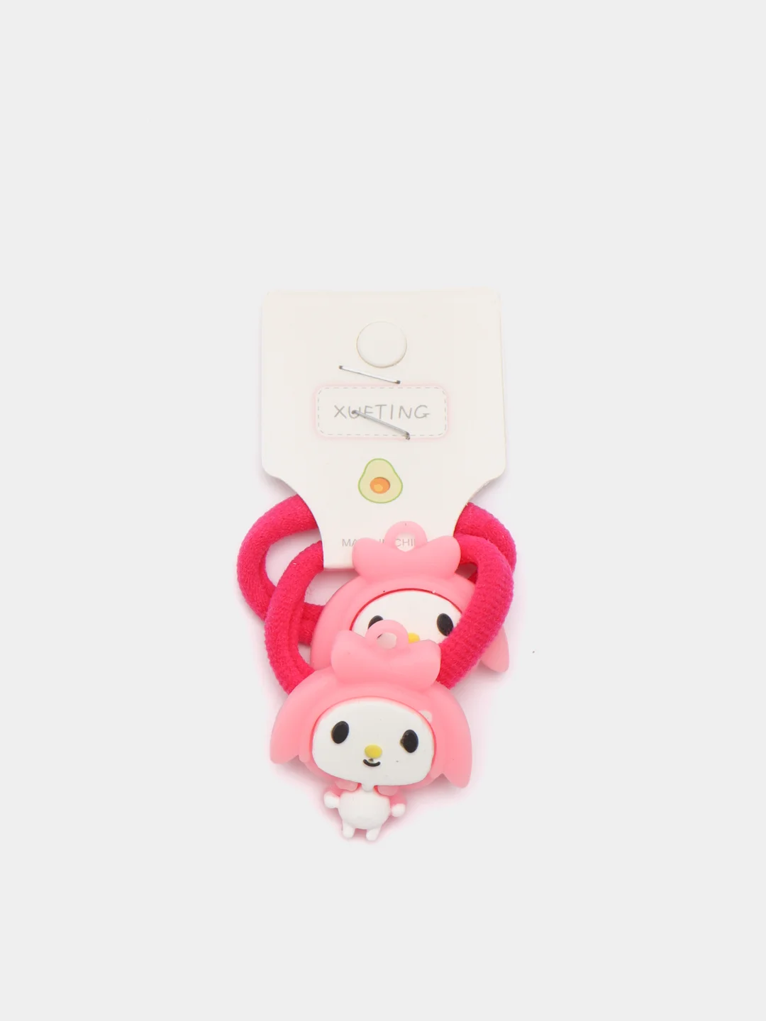 Тёмно-розовый резинки для волос мультяшные "Hello kitty - Хелло Китти" и "Единорог"