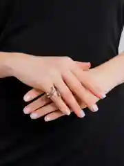 Серебряный кольцо "Змея", 2 цвета