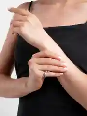 Серебряный кольцо "Змея", 2 цвета