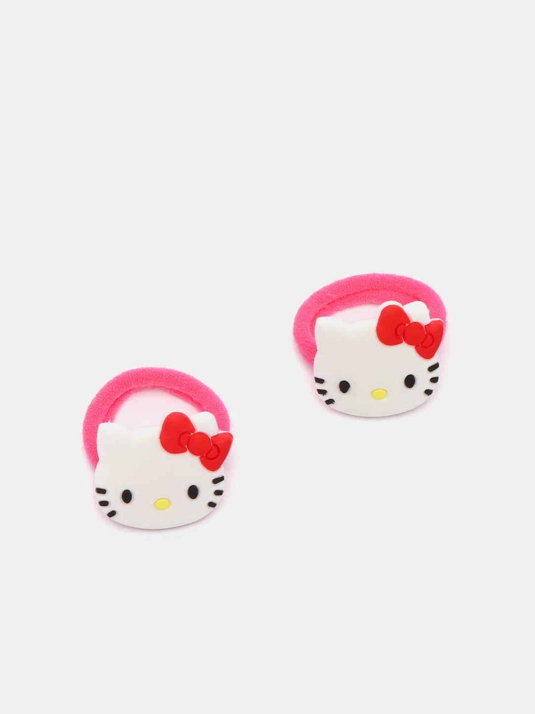 Красный резинки для волос мультяшные "Hello kitty - Хелло Китти" и "Единорог"