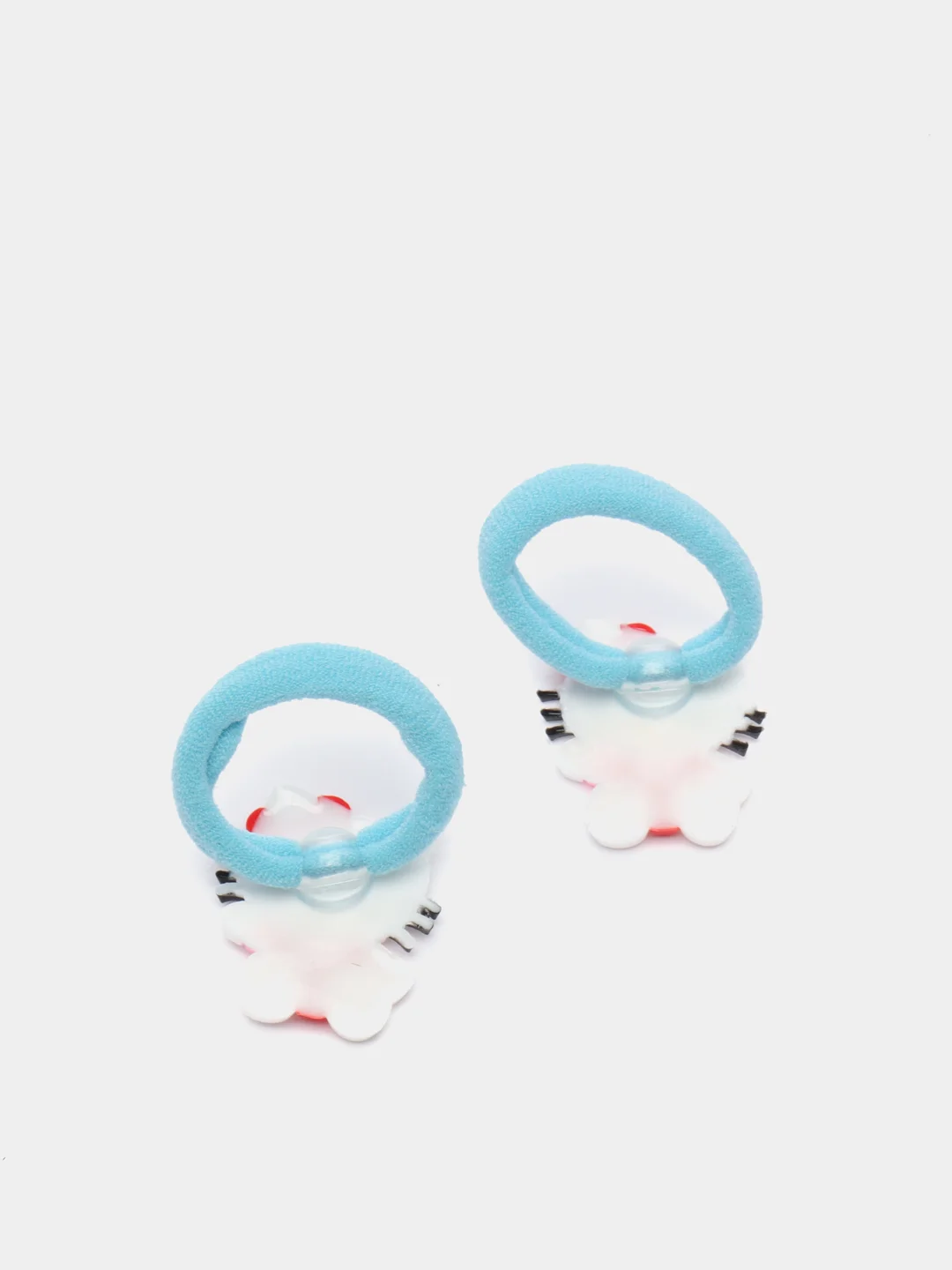 Небесно-голубой резинки для волос мультяшные "Hello kitty - Хелло Китти" и "Единорог"