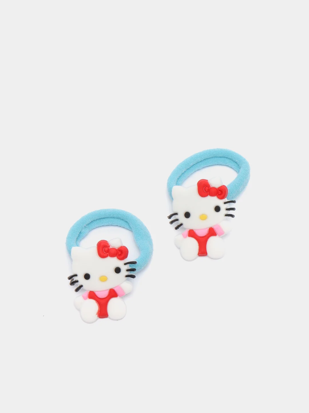 Небесно-голубой резинки для волос мультяшные "Hello kitty - Хелло Китти" и "Единорог"