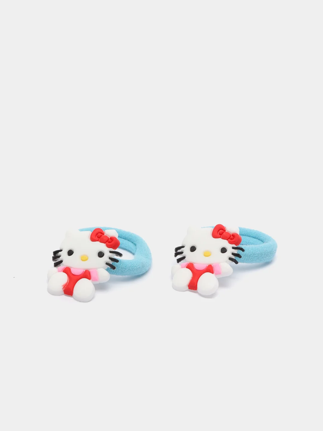Небесно-голубой резинки для волос мультяшные "Hello kitty - Хелло Китти" и "Единорог"