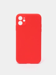 Чехол силиконовый для Phone 11 с бархатной подкладкой