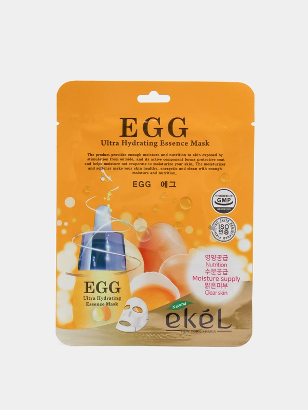 Тканевая маска для лица Egg Ultra Hydrating Essence Mask, с экстрактом яичного желтка