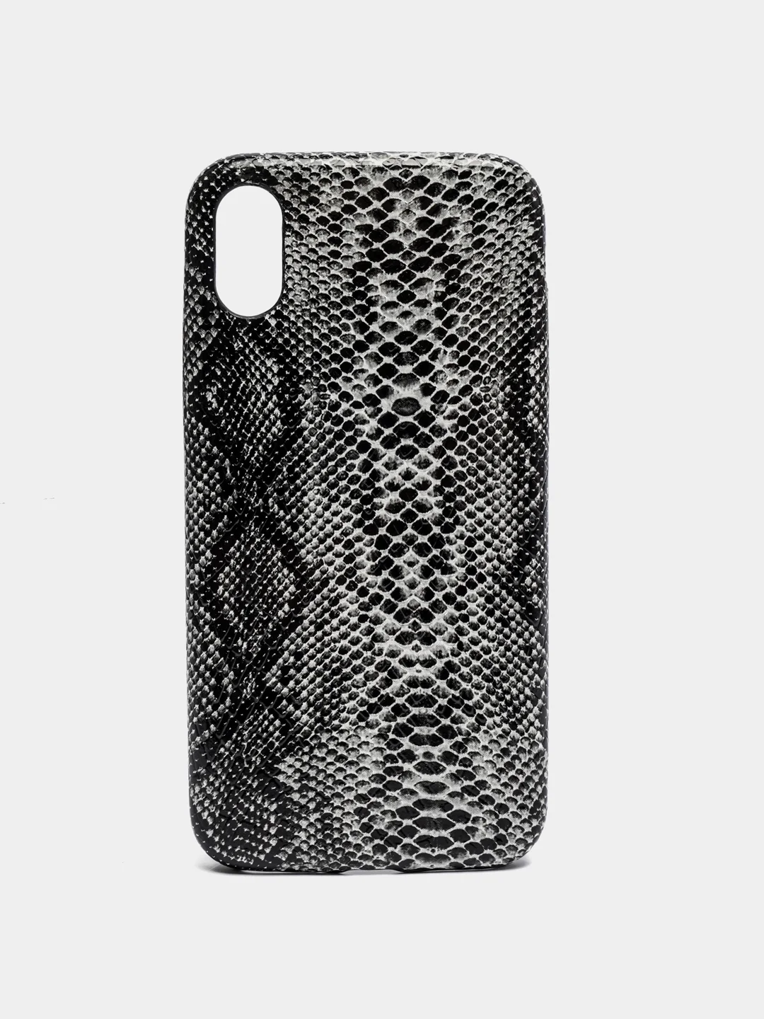 Серый чехол под кожу змеи для iPhone 7/8 / iPhone X