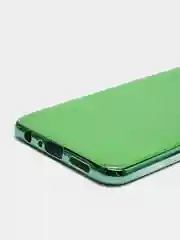Зеленый чехол Samsung Galaxy A10s, Самсунг Галакси А10с цветной, силиконовый, с глянцевой рамкой