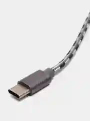 Золотой кабель Type-C Borofone в матерчатой оплетке 1 метр
