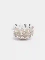 Серебряный аксессуар держатель-цветок, 4*16 мм