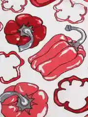 Полотенце кухонное "Перцы", рогожка