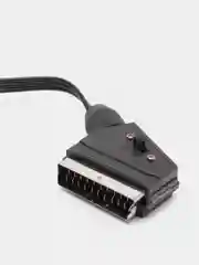 Черный шнур 3RCA-SCART, 1.2 м