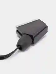 Черный шнур 3RCA-SCART, 1.2 м