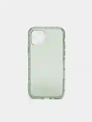 Зеленый чехол для iPhone 11 Pro прозрачный цветной силиконовый