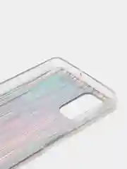 Фиолетовый чехол Samsung Galaxy M51, Самсунг Галакси М51 силиконовый с мраморным рисунком