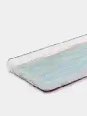 Фиолетовый чехол Samsung Galaxy M51, Самсунг Галакси М51 силиконовый с мраморным рисунком