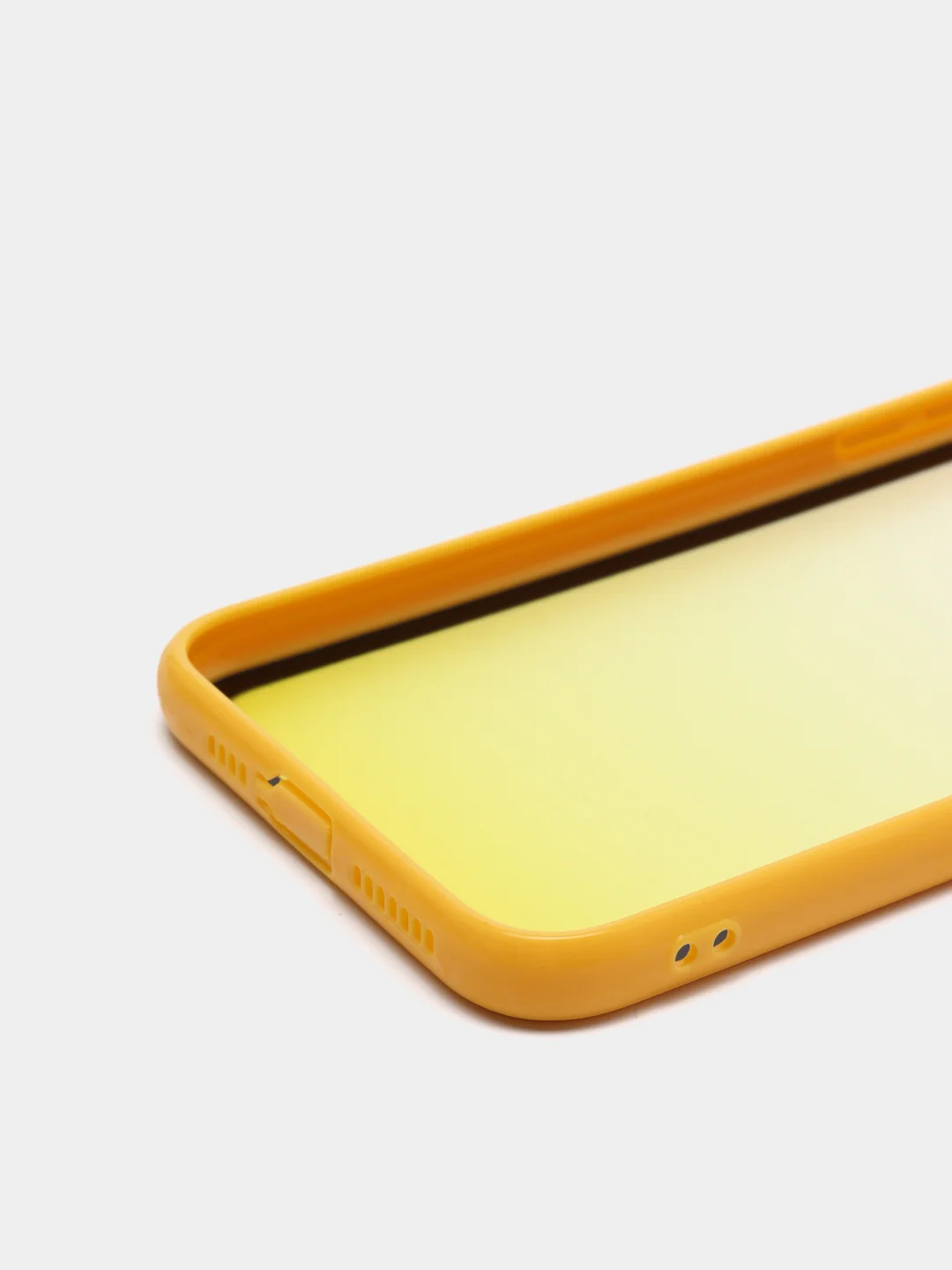 Желтый чехол для iPhone 11 Pro Max, с рожками, 6 цветов