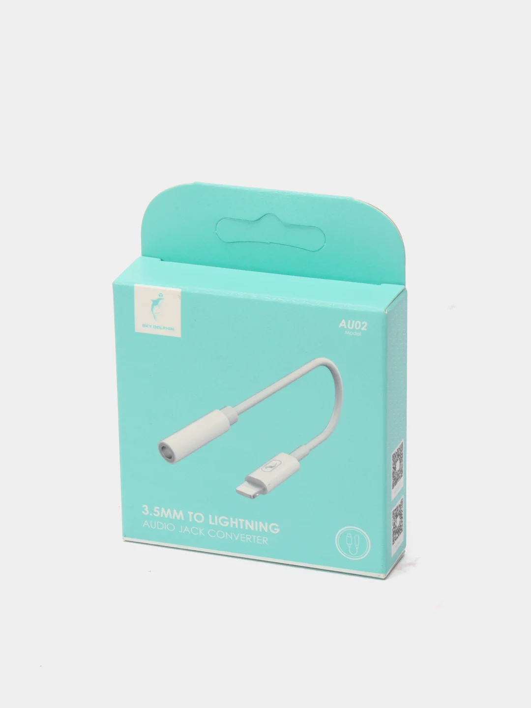 Белый переходник SKY Lightning - 3,5 мм для iPhone