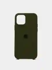 Зеленый чехол  для iPhone 12 Silicone Caseчехол на iPhone противоударный, защитный Apple iPhone 12
