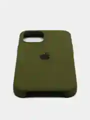 Зеленый чехол  для iPhone 12 Silicone Caseчехол на iPhone противоударный, защитный Apple iPhone 12