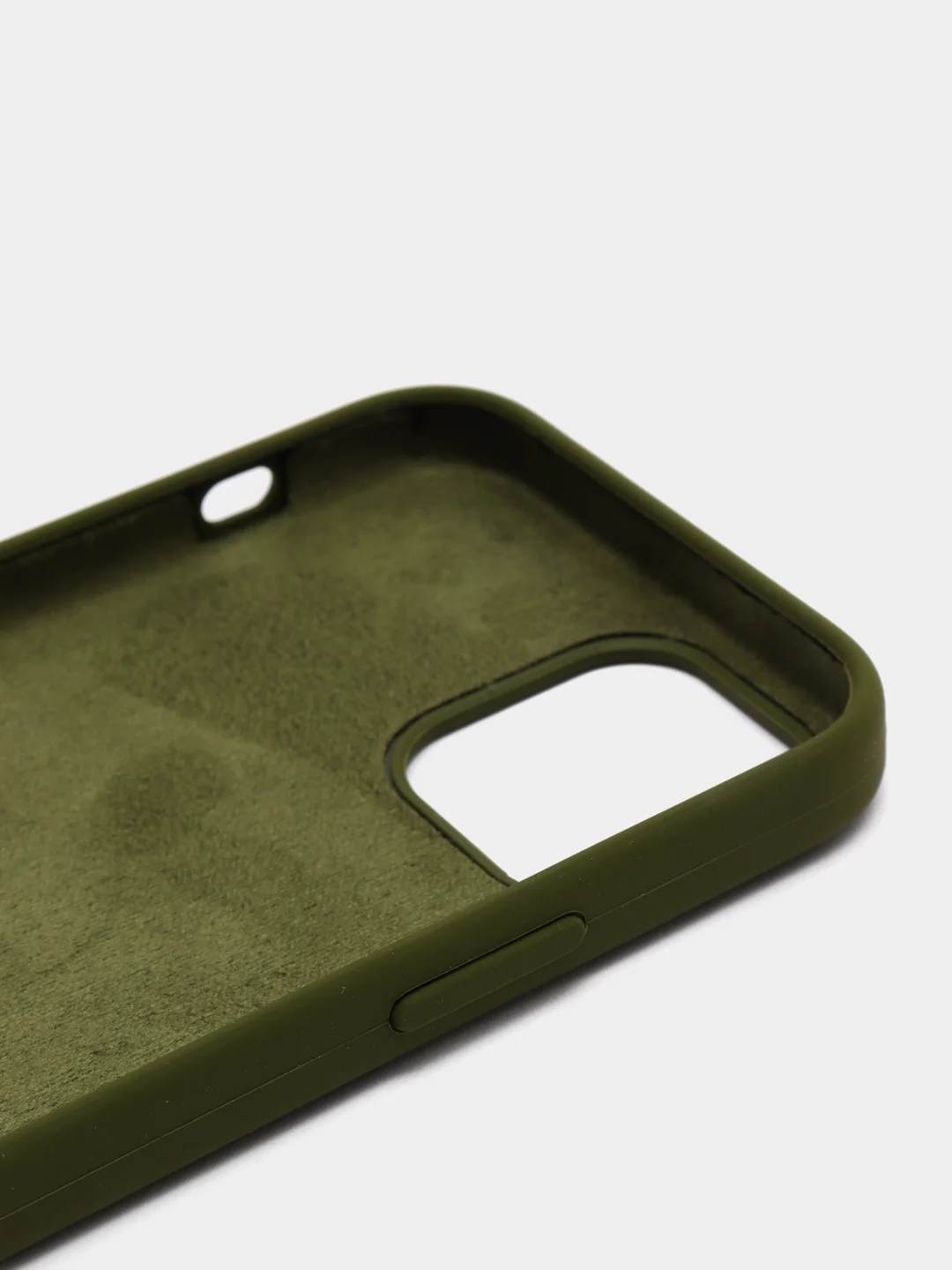 Зеленый чехол  для iPhone 12 Silicone Caseчехол на iPhone противоударный, защитный Apple iPhone 12