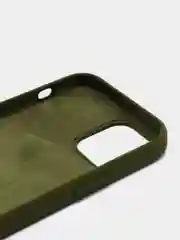 Зеленый чехол  для iPhone 12 Silicone Caseчехол на iPhone противоударный, защитный Apple iPhone 12