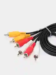 Кабель 3 x RCA - 3 x RCA, черный, 3 м