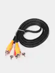 Кабель 3 x RCA - 3 x RCA, черный, 3 м