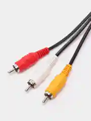 Кабель 3 x RCA - 3 x RCA, черный, 3 м