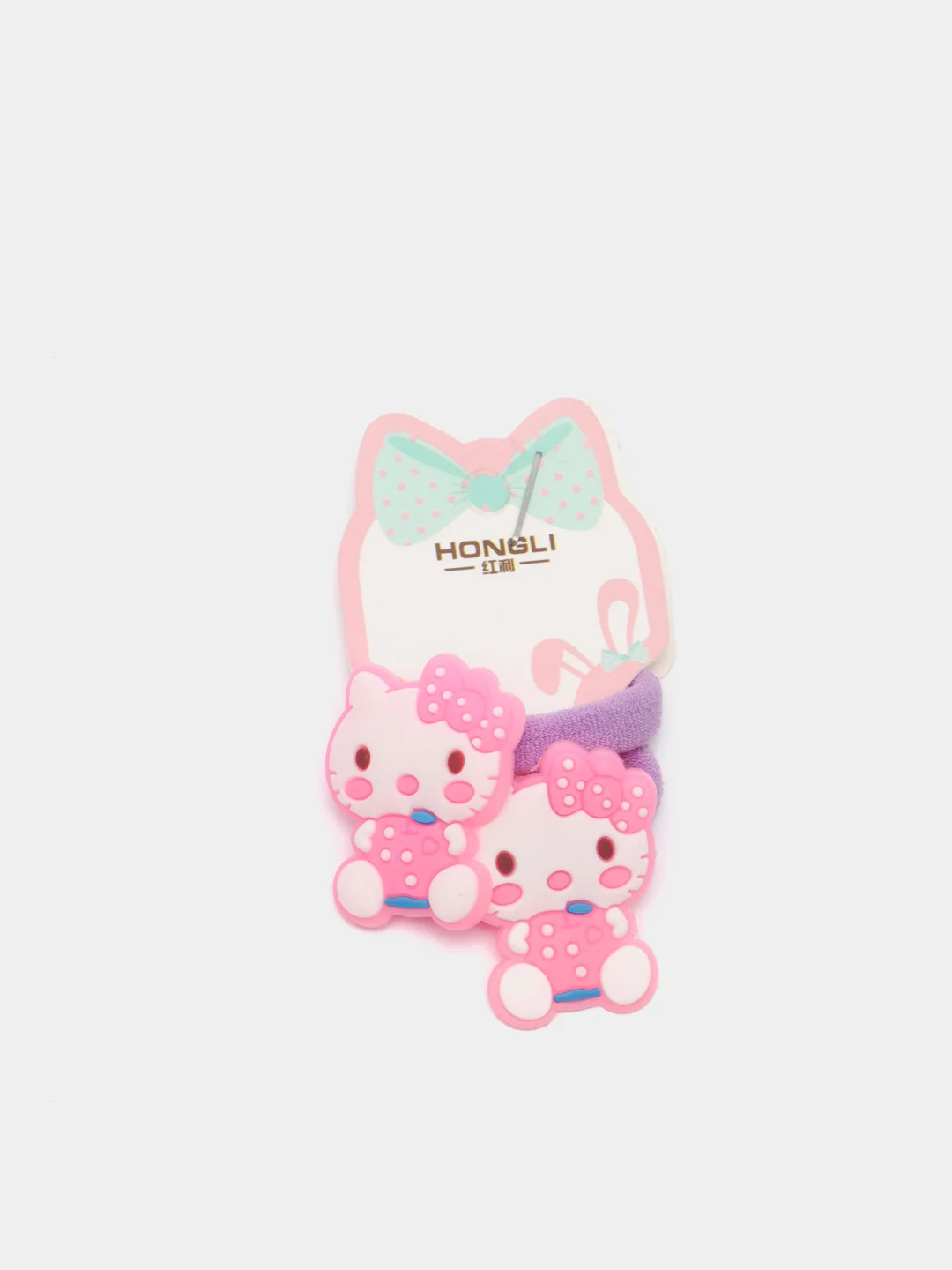Аметистовый резинки для волос мультяшные "Hello kitty - Хелло Китти" и "Единорог"
