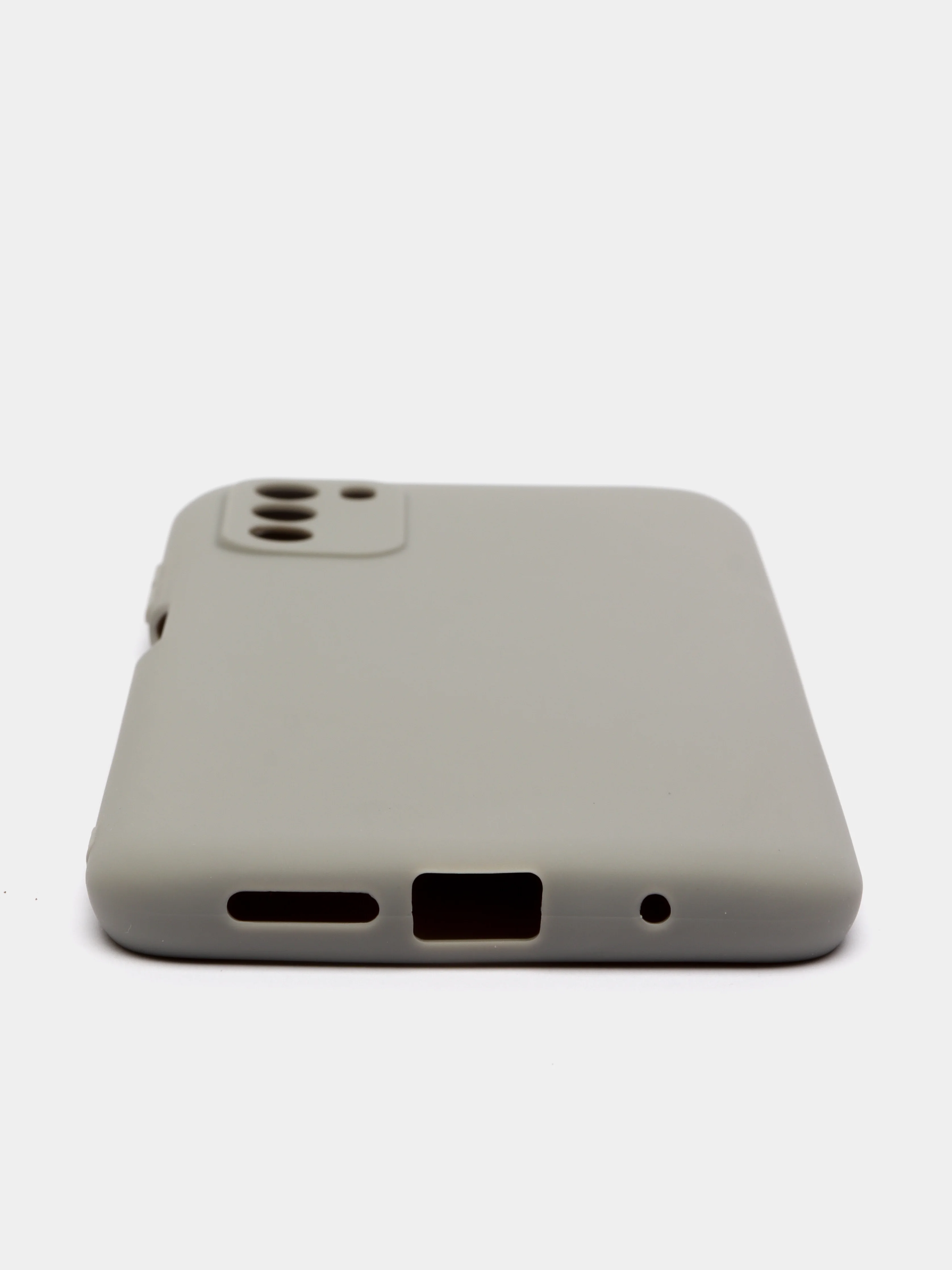 Серый чехол для Xiaomi Poco M3 силиконовый