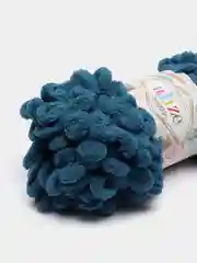 Тёмно-бирюзовый пряжа с большими петельками Puffy Alize (Ализе Пуффи), разные цвета